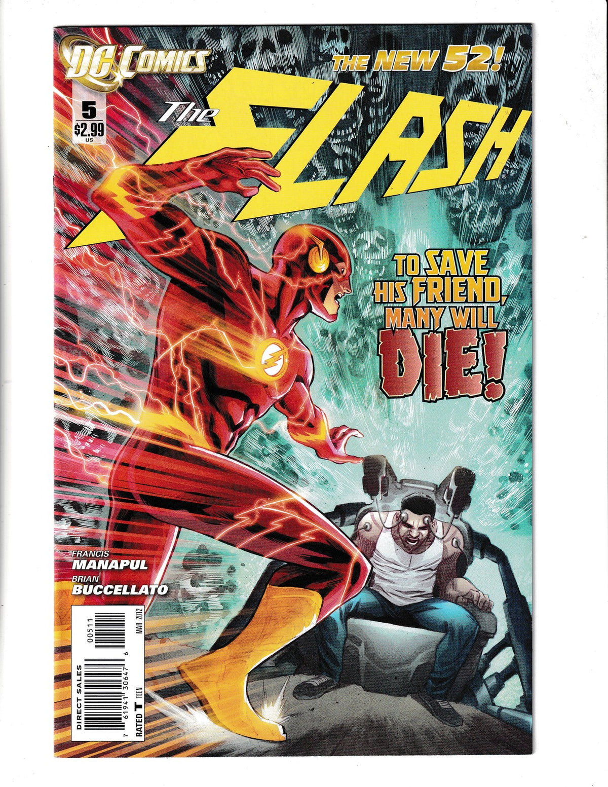 Flash #5 (2012) Francis Manapul Cover DC Comics