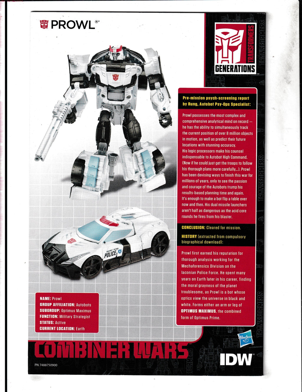 Transformers: Combiner Wars #1-Vortex (2016) Hasbro IDW Comics
