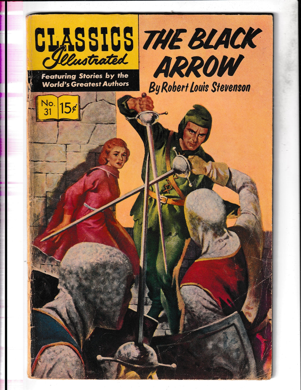 Classics Illustrated #31 The Black Arrow #31 (1967) HRN 161 Gilberton Comics