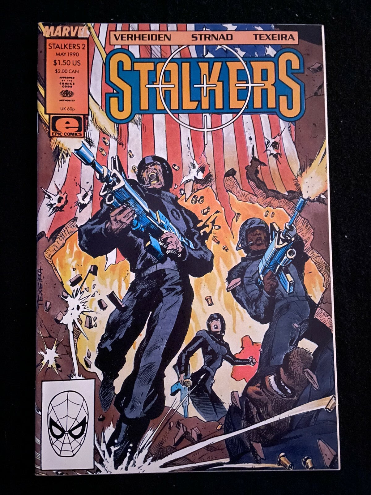 Stalkers Issue #1 through 4 1990 HIGH GRADE VF/NM FIRST ISSUE included