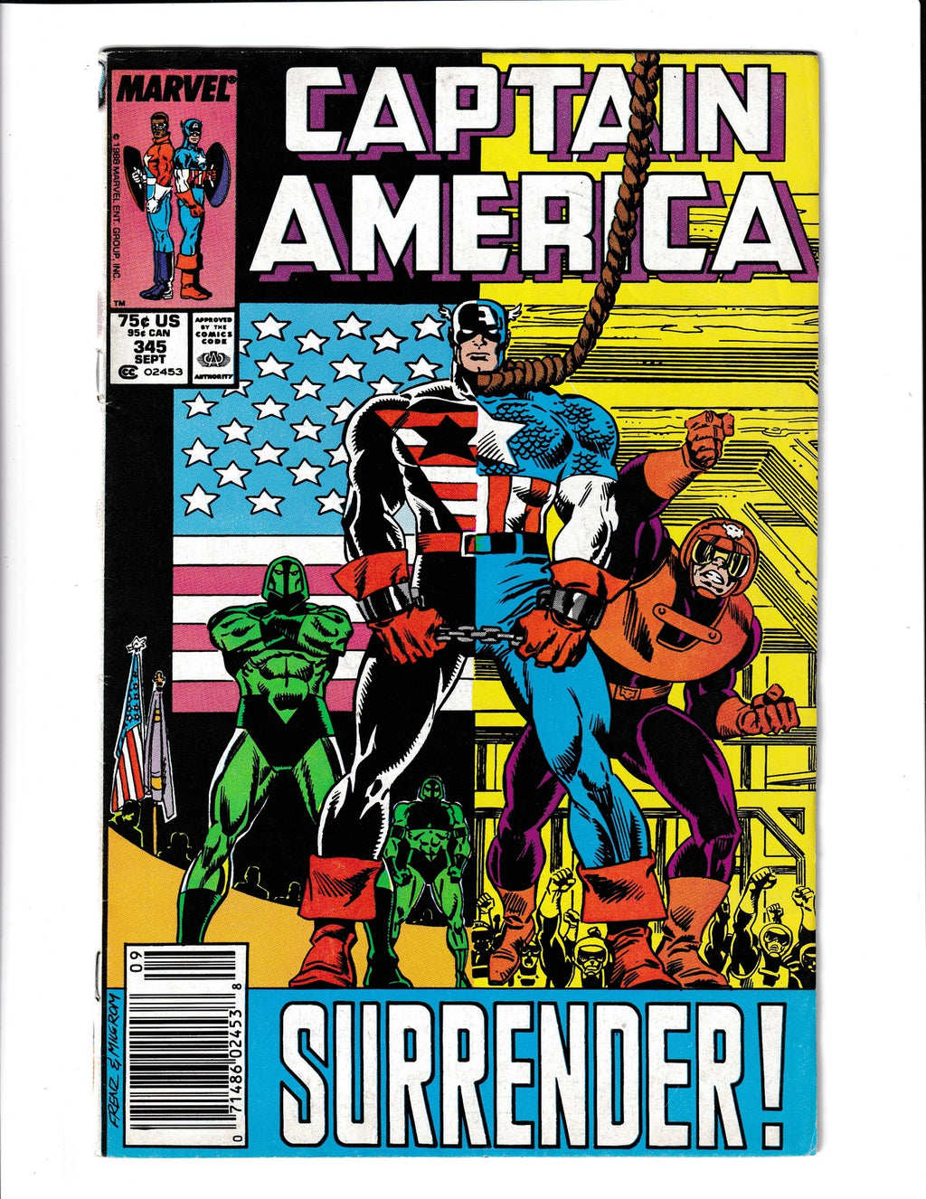 Captain America #345 (1988) Marvel Comics SKU:3277