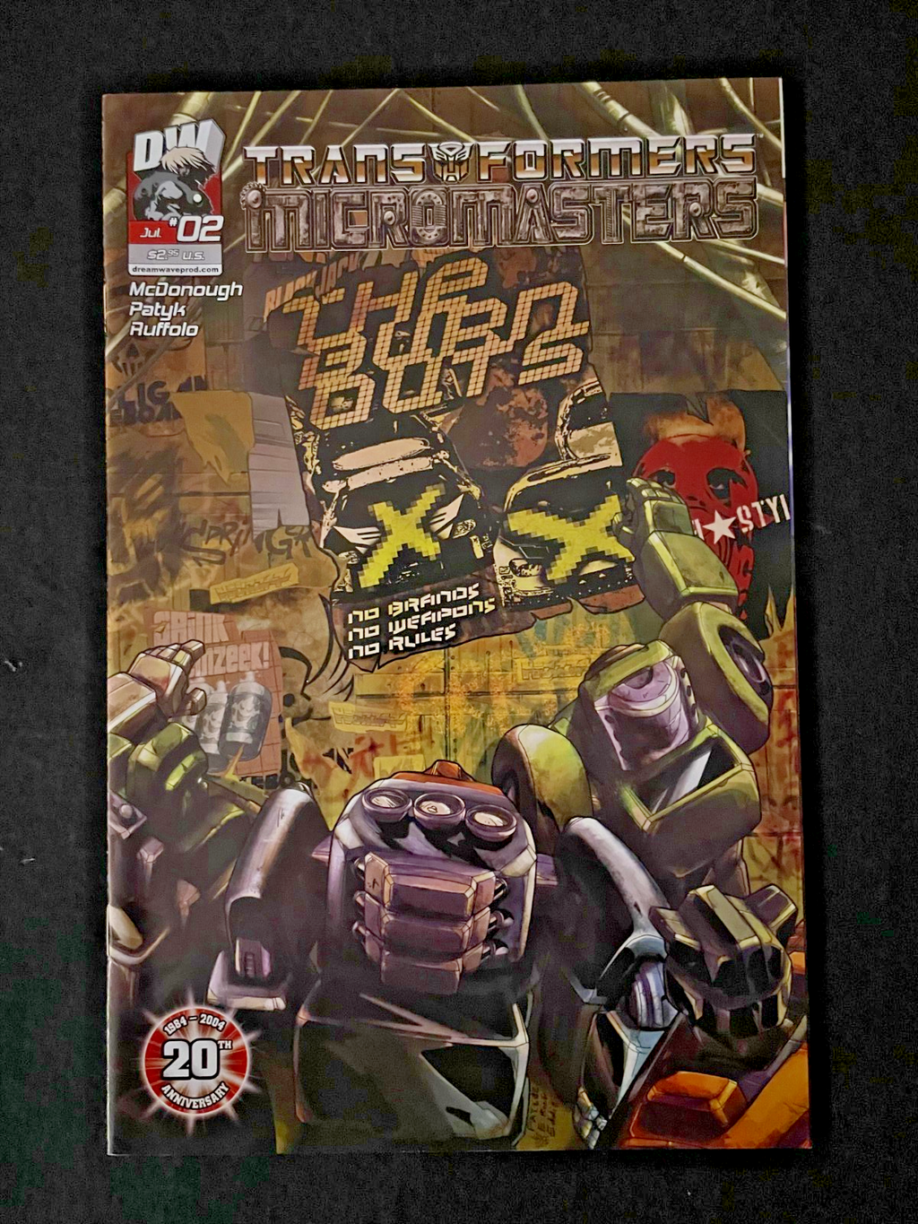 Transformers/Micromasters - Two Set of 4 both A & B covers #1-4 (2004) Dreamwave