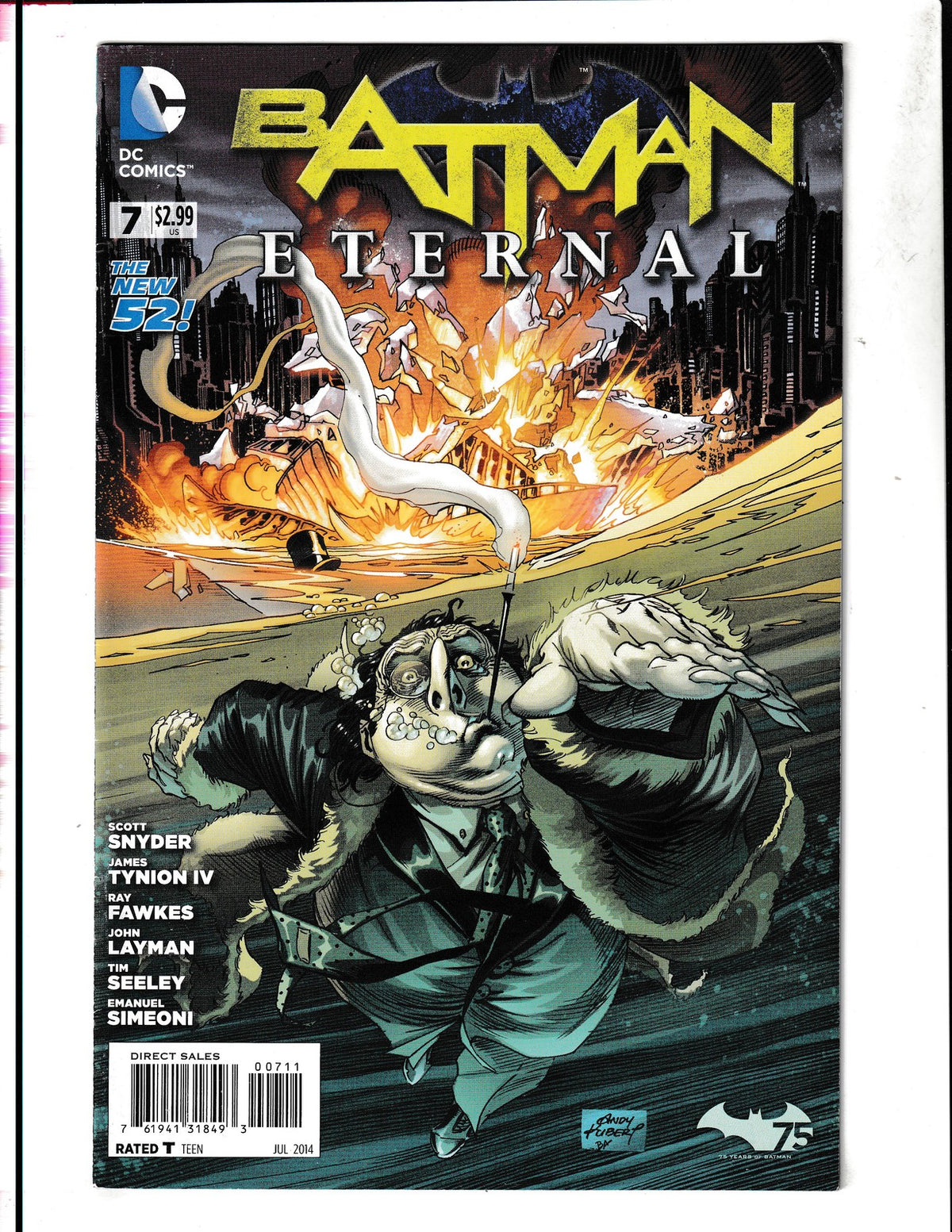 Batman: Eternal #7 (2014) Kubert/Anderson DC Comics