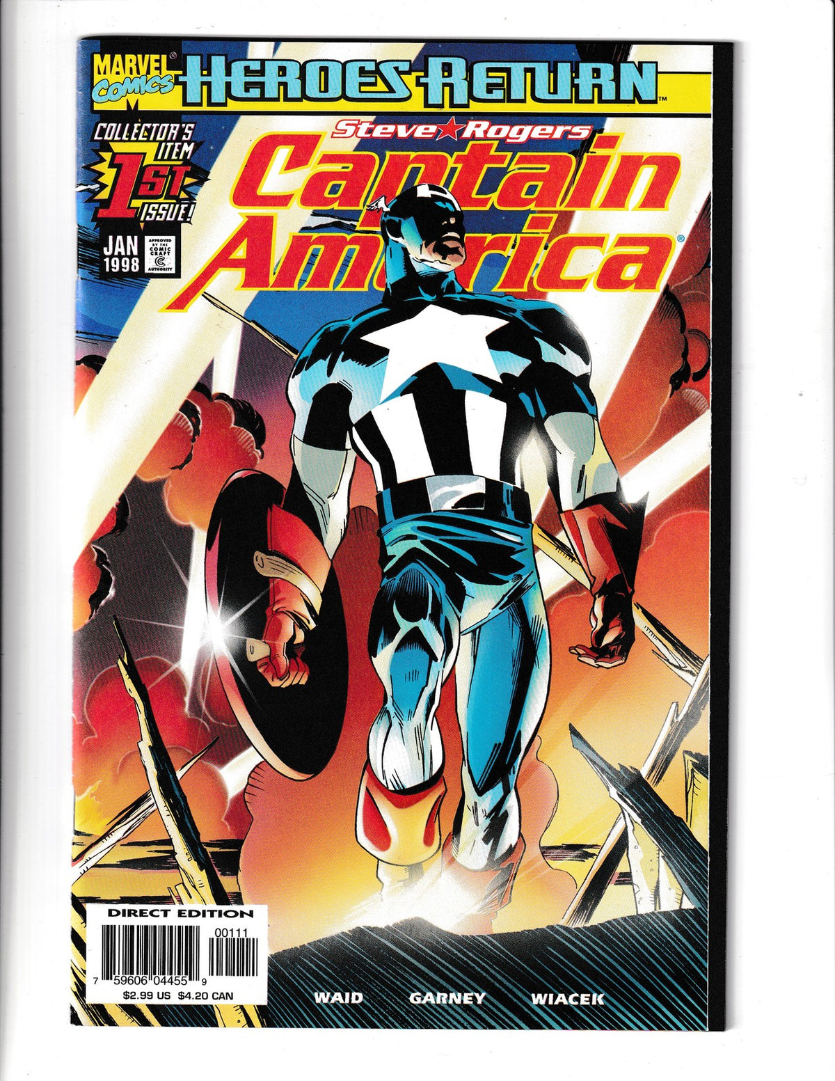 Captain America #1 (1998) Marvel Comics