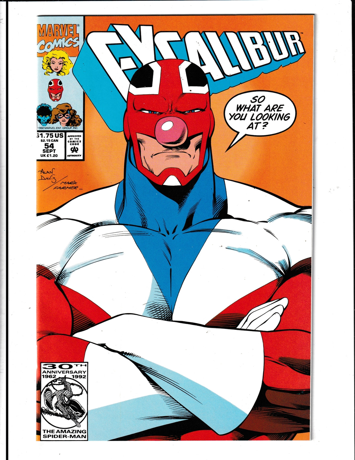 Excalibur #54 (1992) HIGH GRADE Marvel Comics