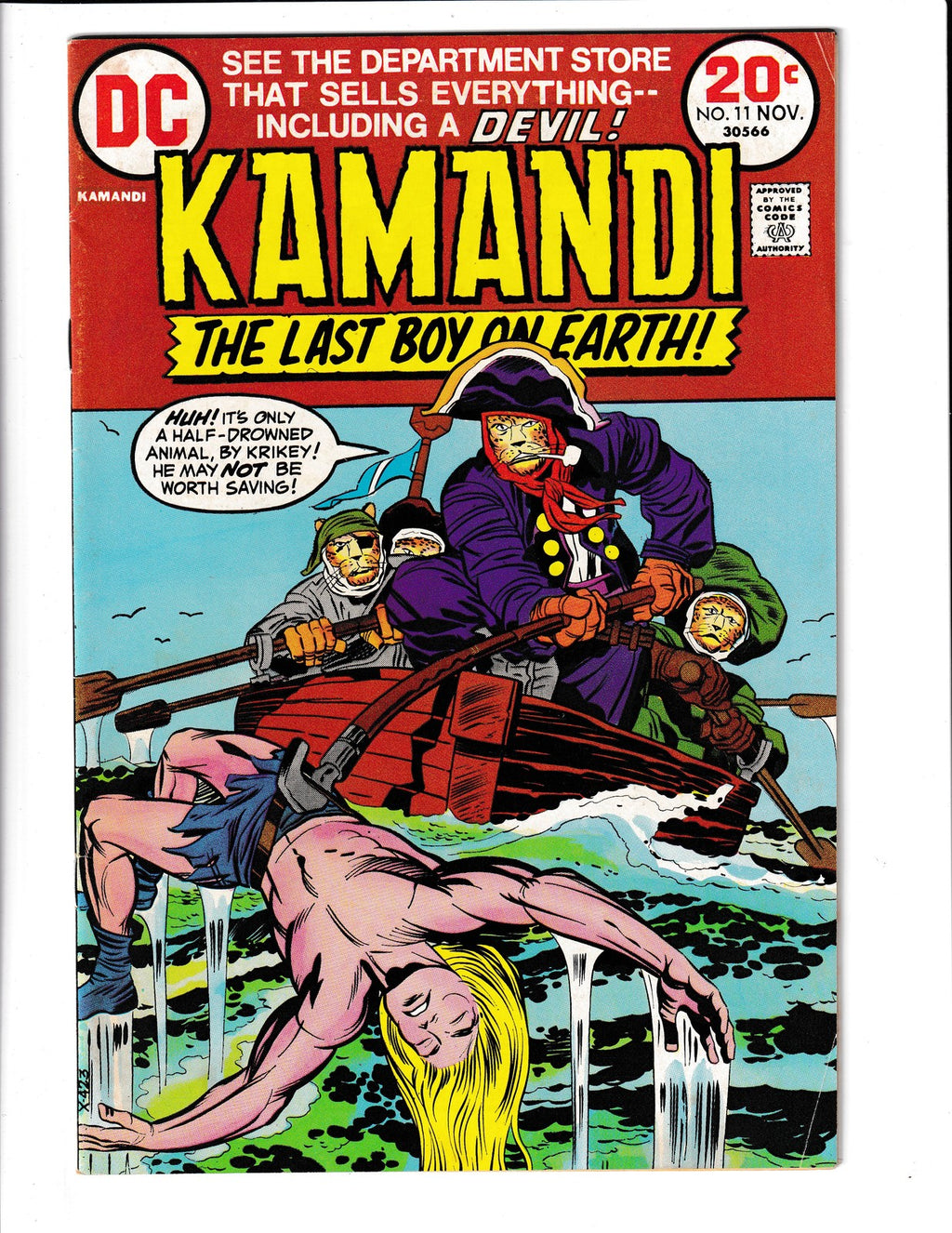 Kamandi: The Last Boy on Earth #11 (1973) DC Comics
