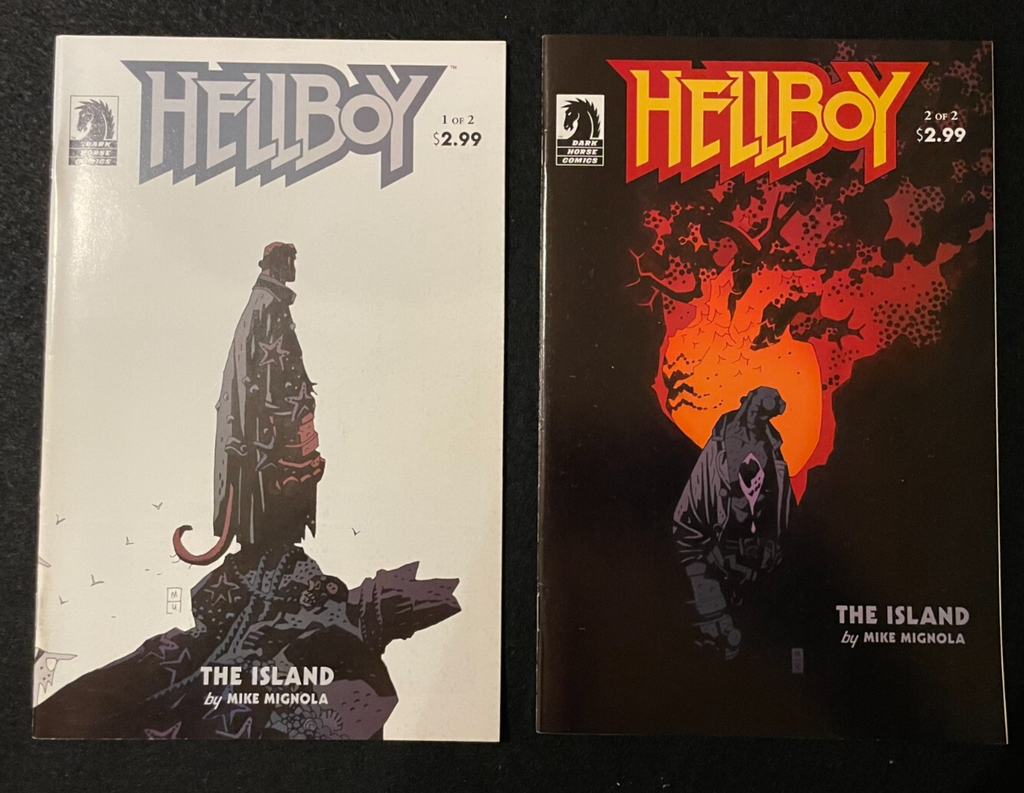 Hellboy: The Island - Complete Set of 2 #1-2 (2005) Dark Horse