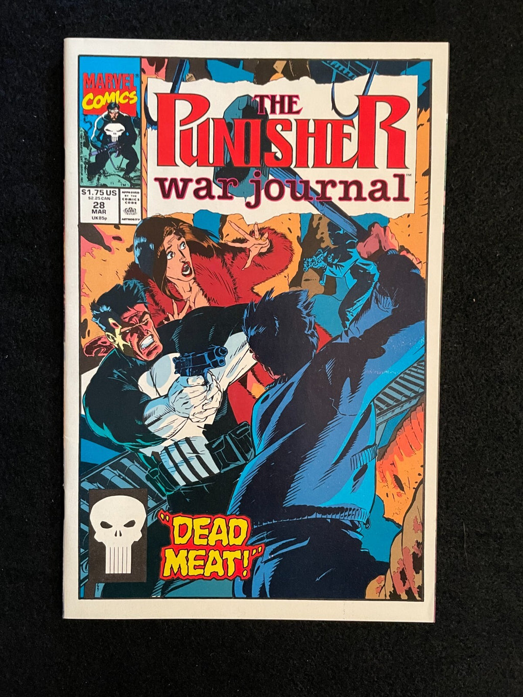 Punisher War Journal #28 1991 HIGH GRADE Marvel Comic