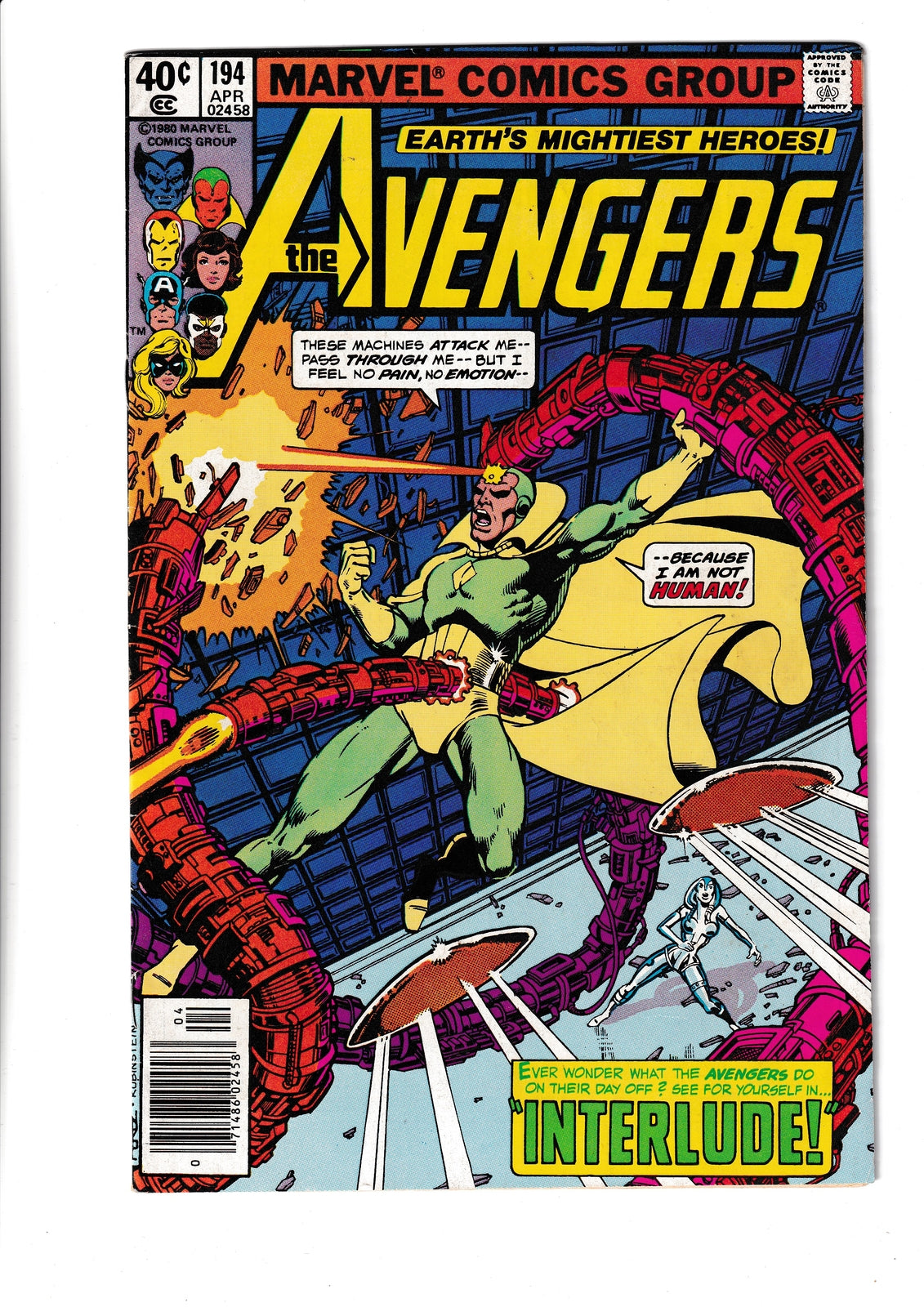 Avengers #194 (1980) Marvel Comics