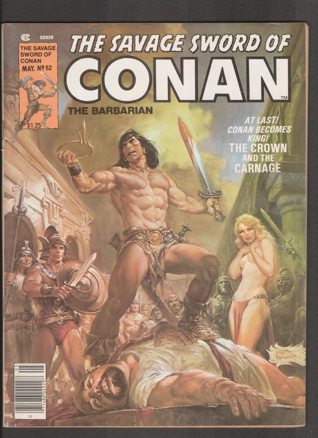Savage Sword of Conan #52 (1980) Roy Thomas - Nester Redondo Curtis Comics