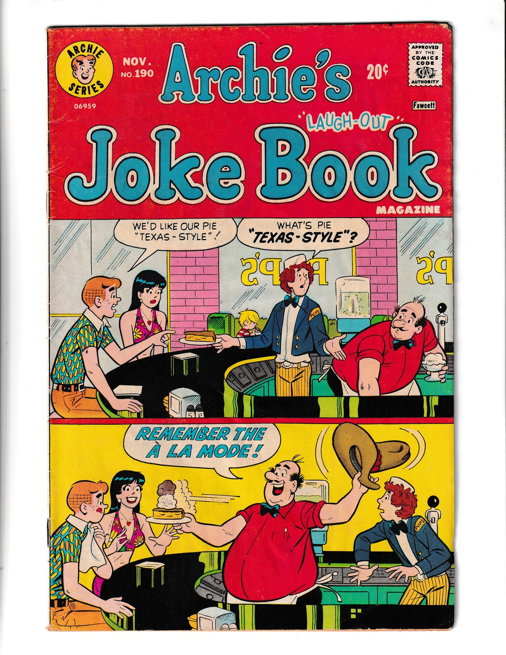 Archie's Joke Book #190 (1973) Archie Comics SKU:3173