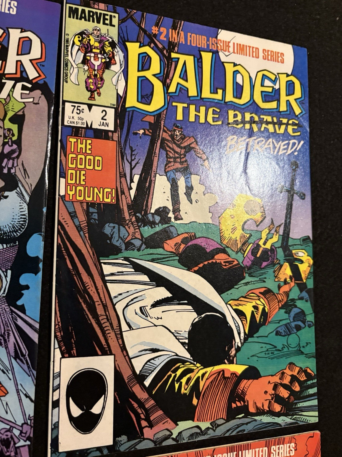 Balder the Brave #1-4 (1985) Complete Mini-Series Marvel Comics