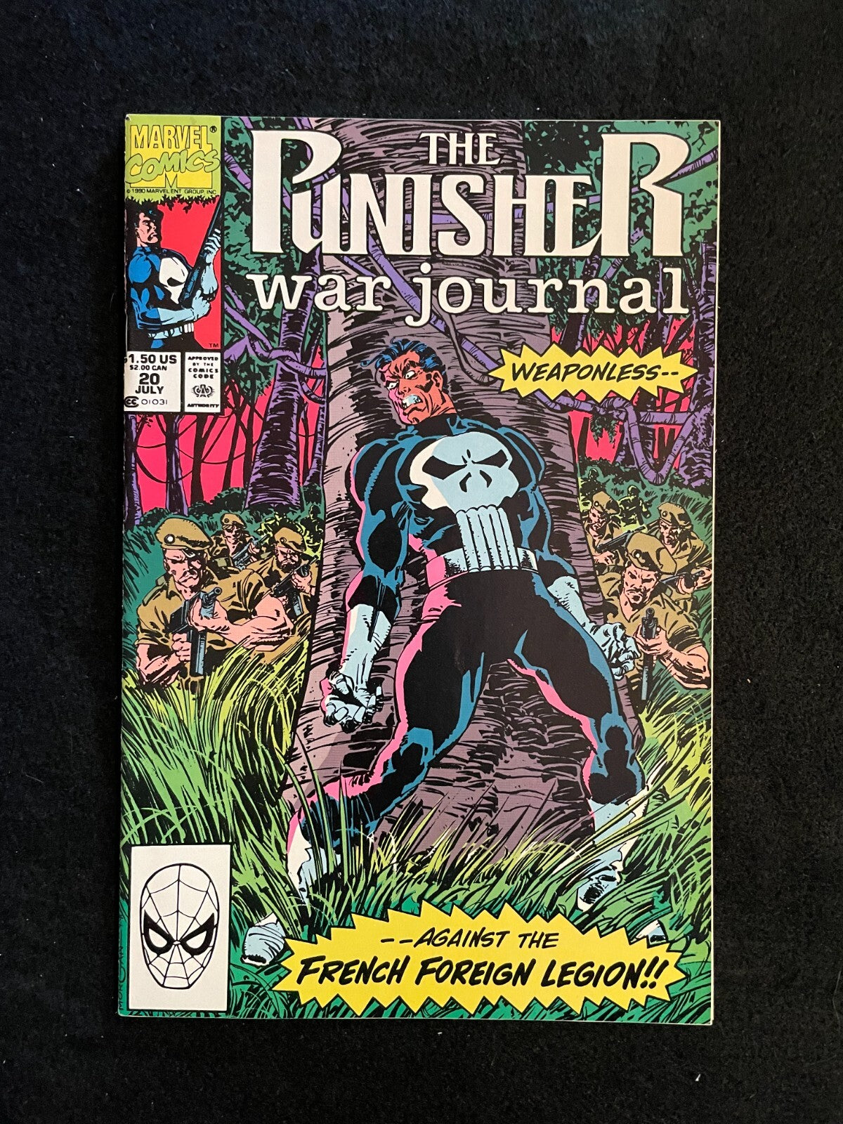 Punisher War Journal #20 1990  Marvel Comic