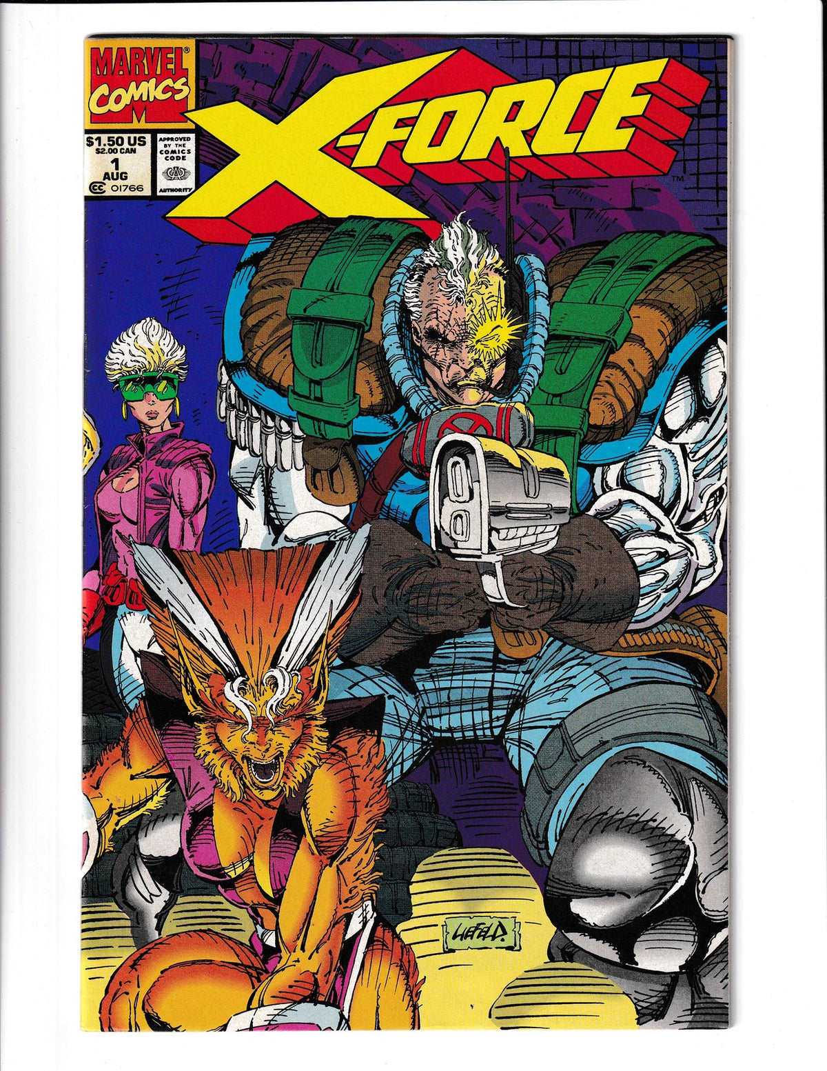 X-Force #1 (1991) Higher Grade - No Bag or card Marvel Comics