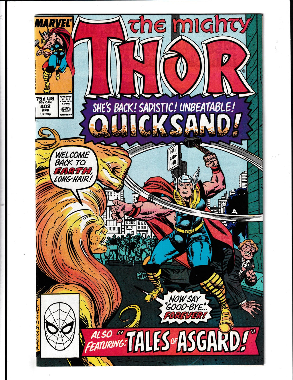 Thor #402 (1989) Higher Grade Marvel Comics