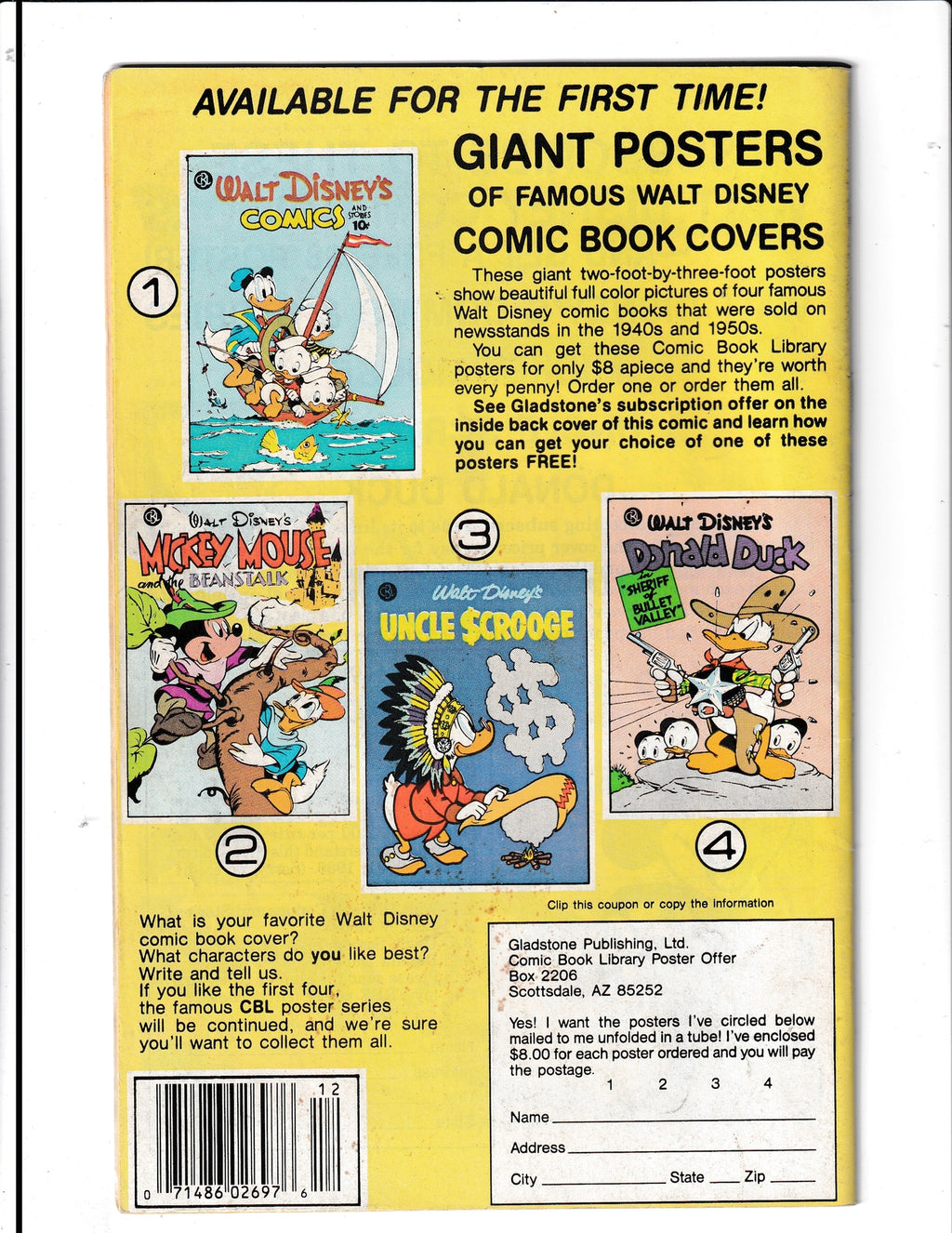Donald Duck #248 (1986) Gladstone Comics