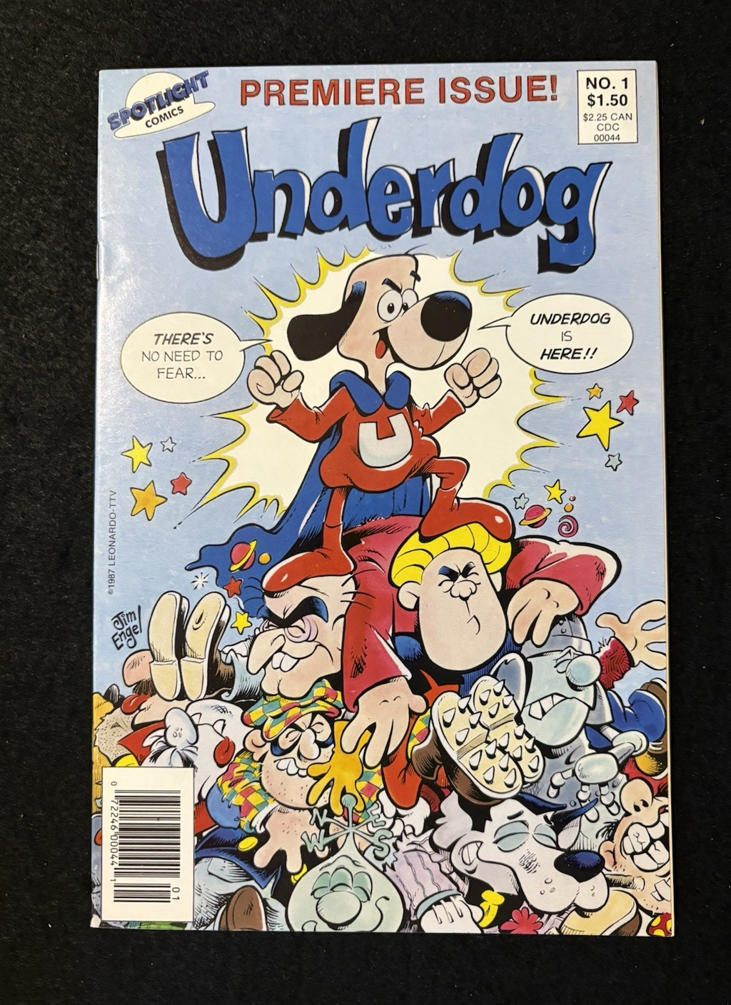 Underdog #1-2 (1987) Complete Series by Spotlight Comics