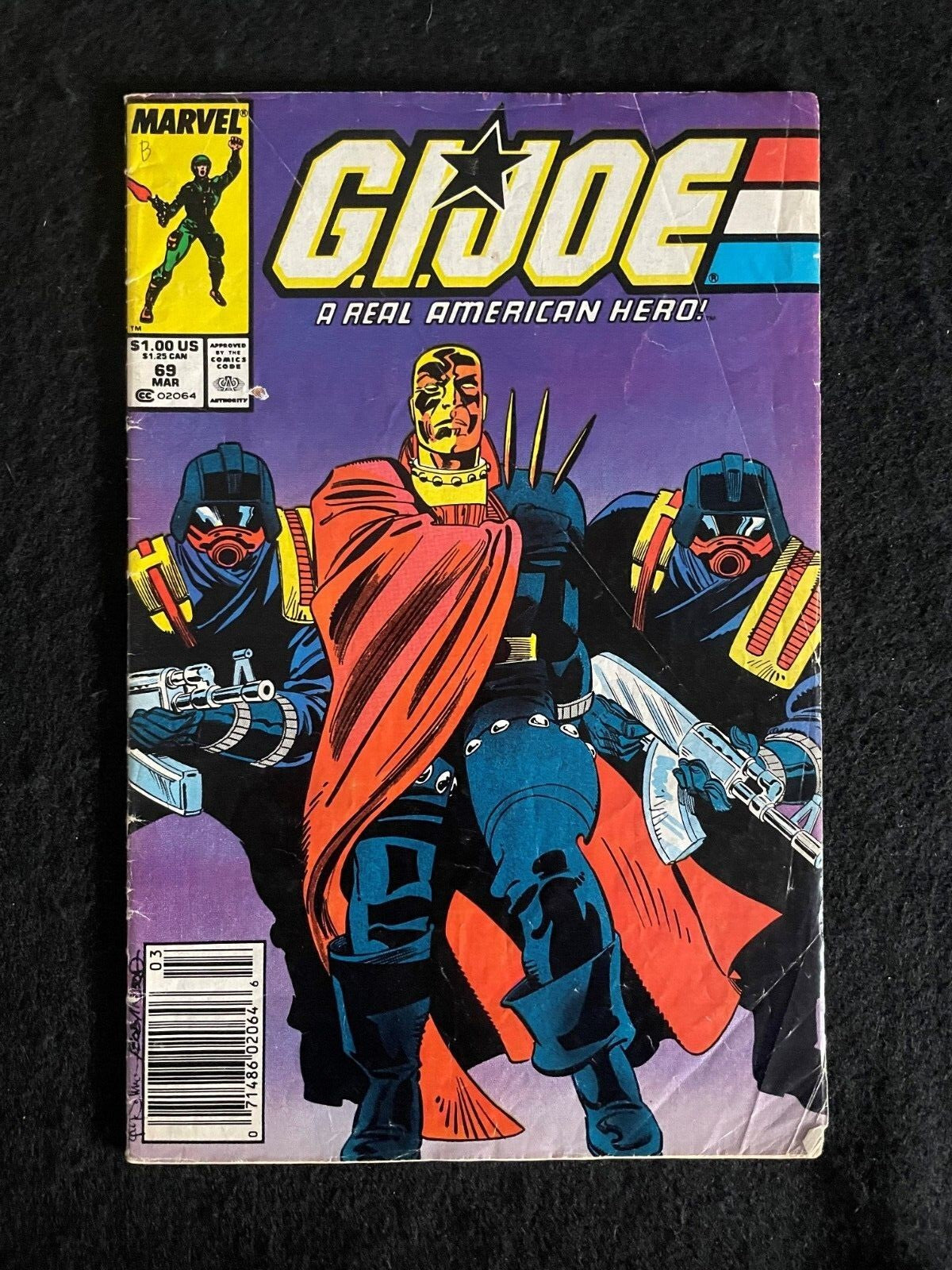 G.I Joe: Real American Hero #69 LOWER GRADE 1988 Marvel Comics