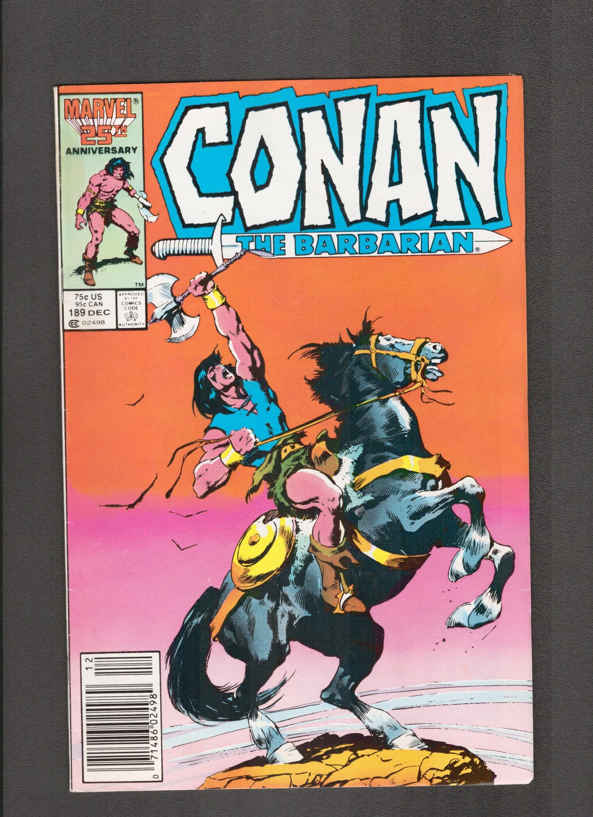 Conan the Barbarian #189 (1986) Buscema, Hama, Bell Marvel Comics