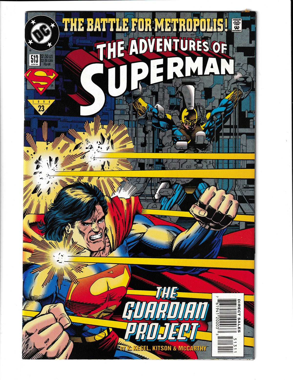 Adventures of Superman #513 (1994) DC Comics