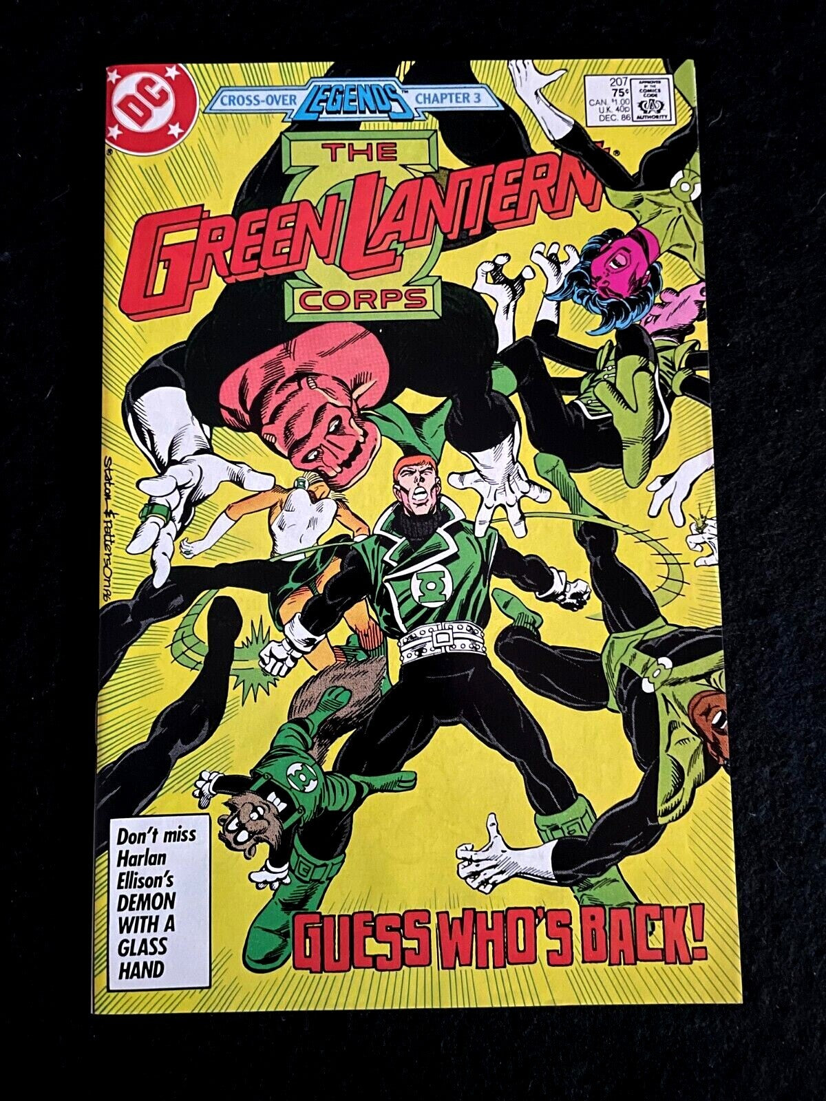 The Green Lantern Corps #207 1986 - HIGHER GRADE