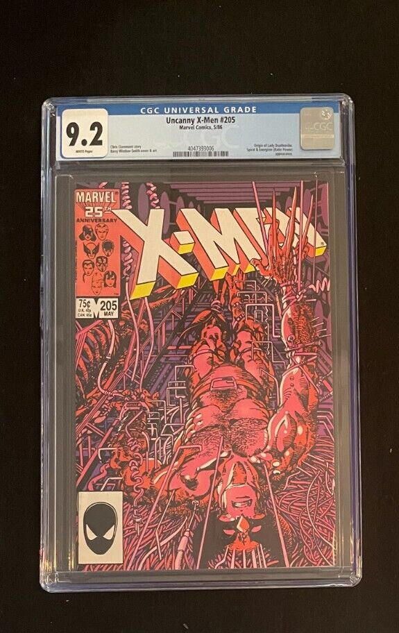 Uncanny X-Men #205 Origin of Lady Deathstrike CGC 9.2 1986 Marvel Comics