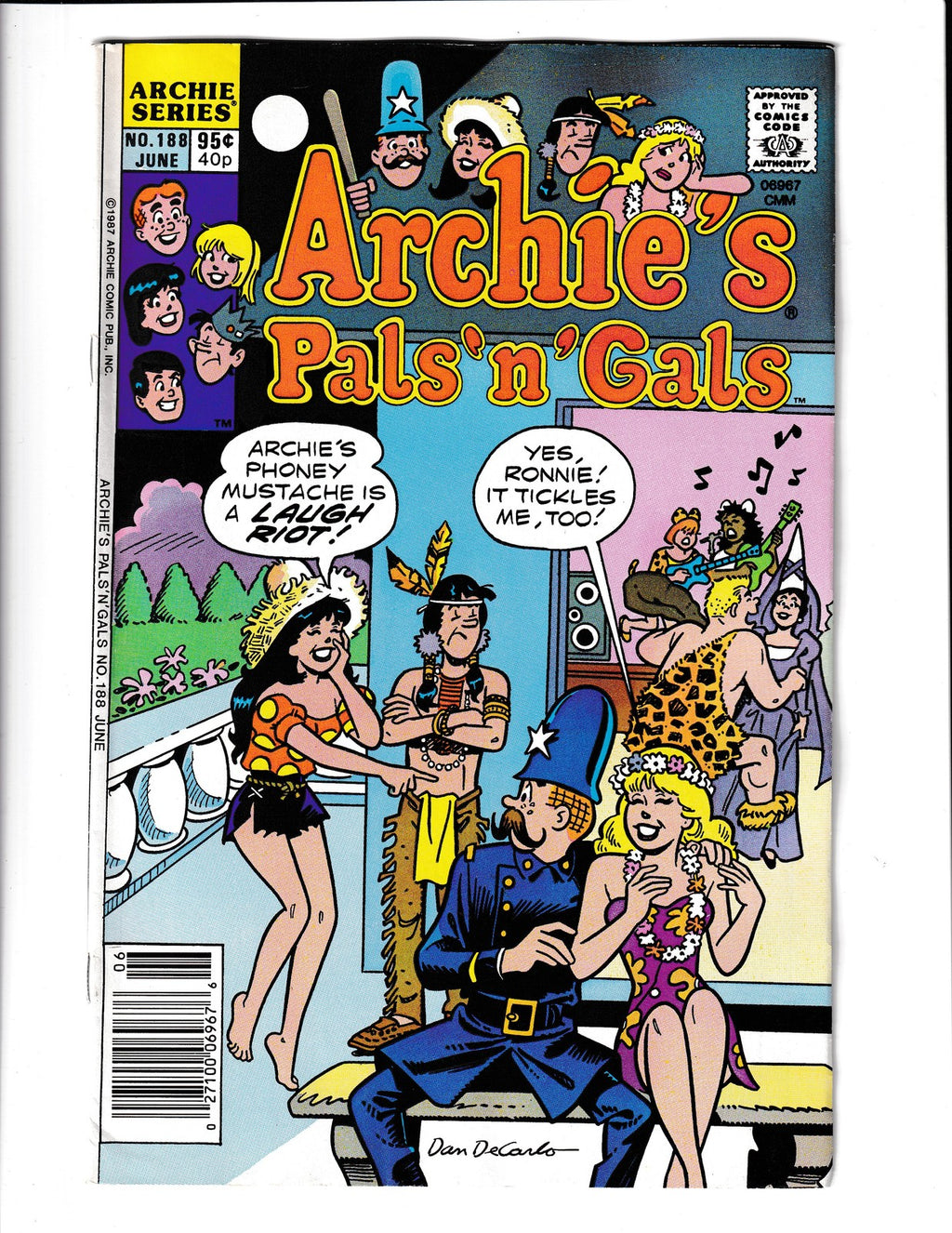 Archie's Pals 'N' Gals #188 (1987) Archie Comics