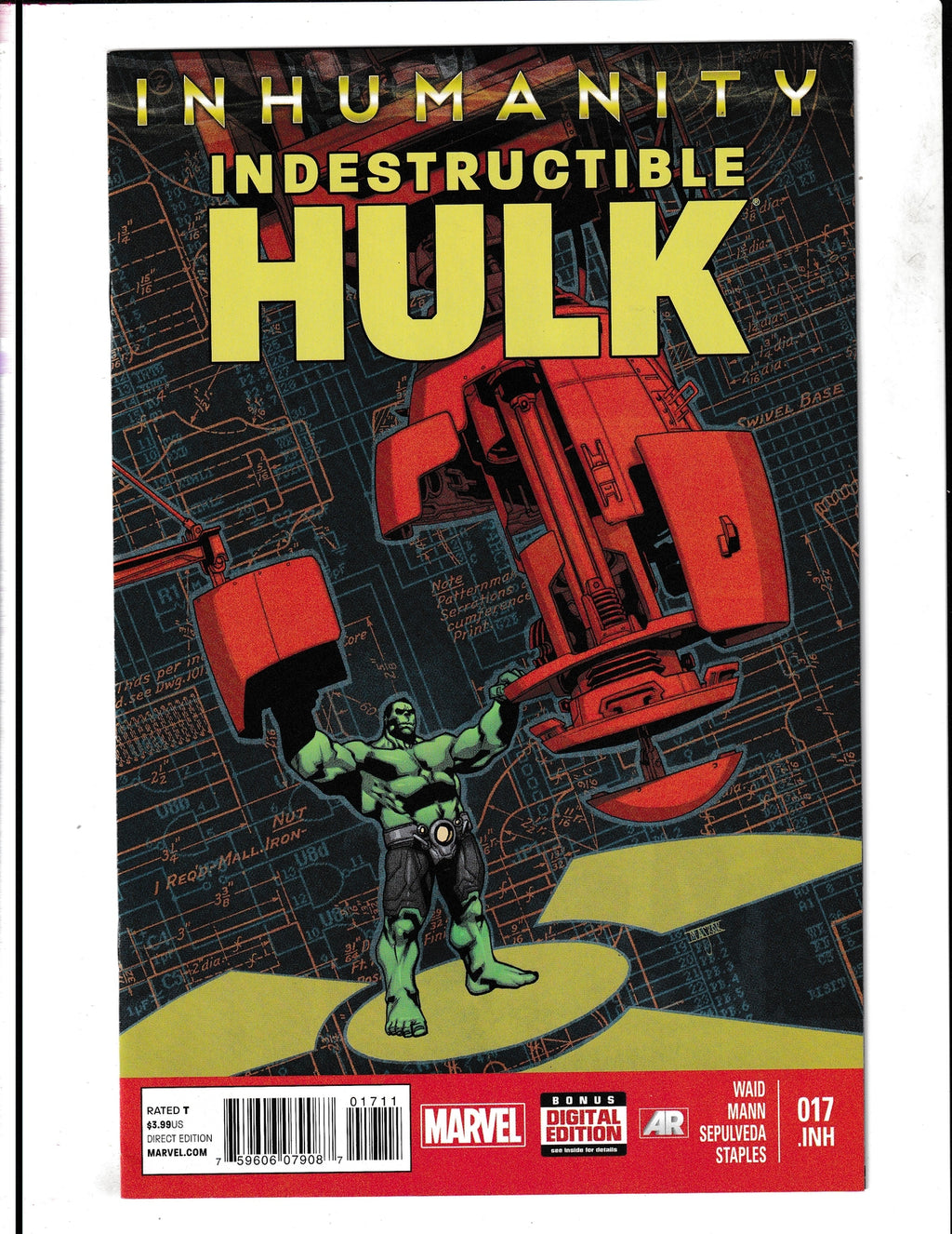 Indestructible Hulk #17 (2014) Marvel Comics