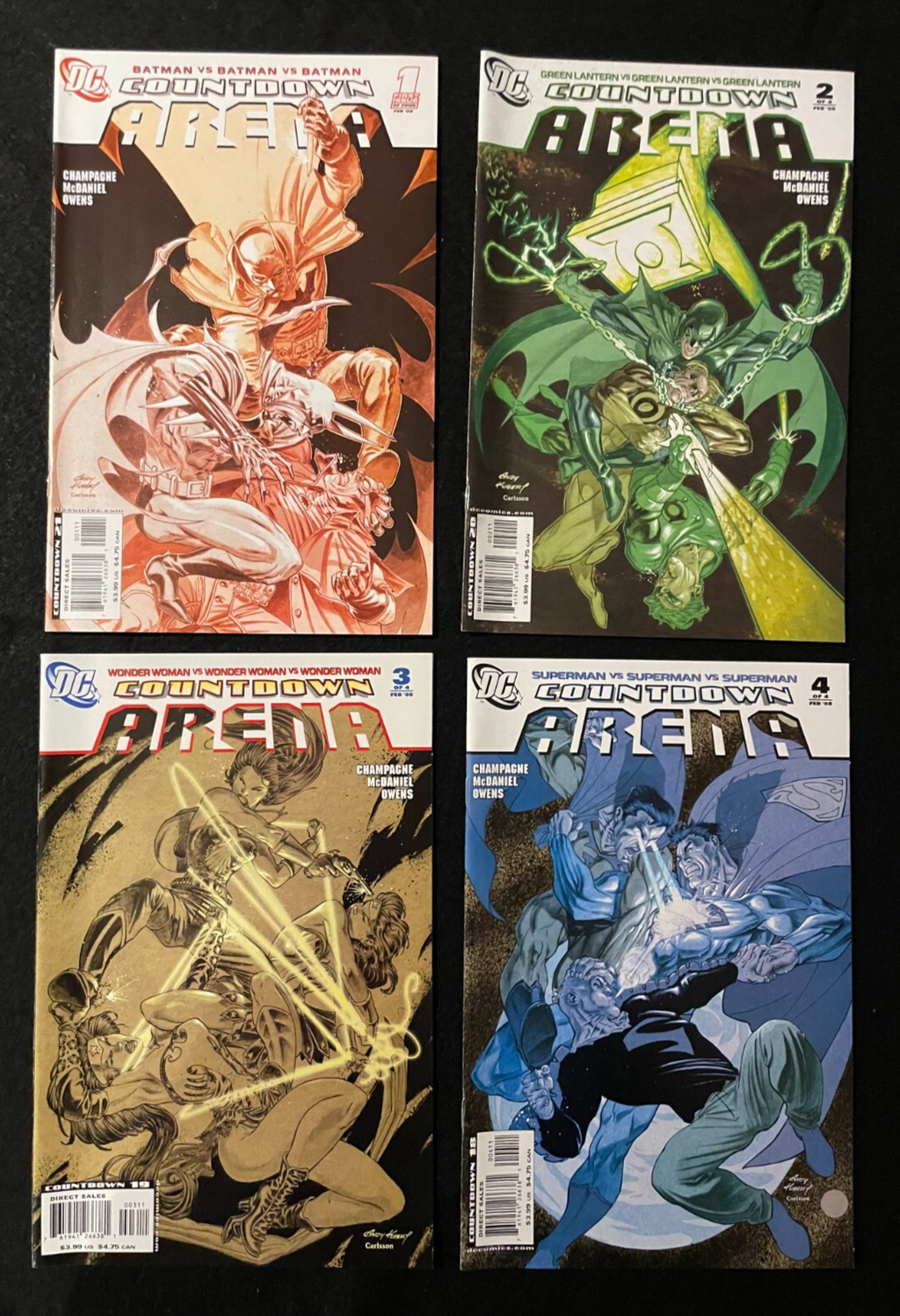 Countdown: Arena - Complete Set of 4 #1-4 (2008) DC