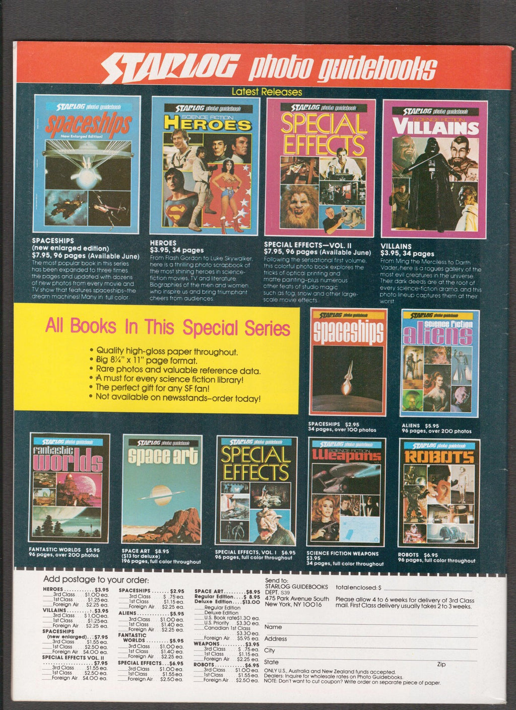 Starlog #39 (1980) Higher Grade Starlog Comics