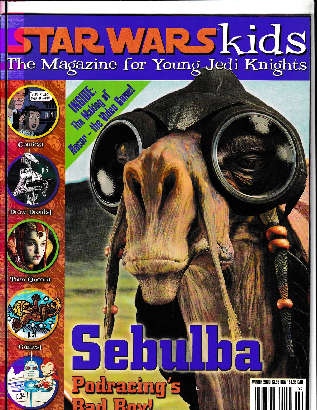 Star Wars Kids #7 (2000) Sebulba Cover Scholastic Comics