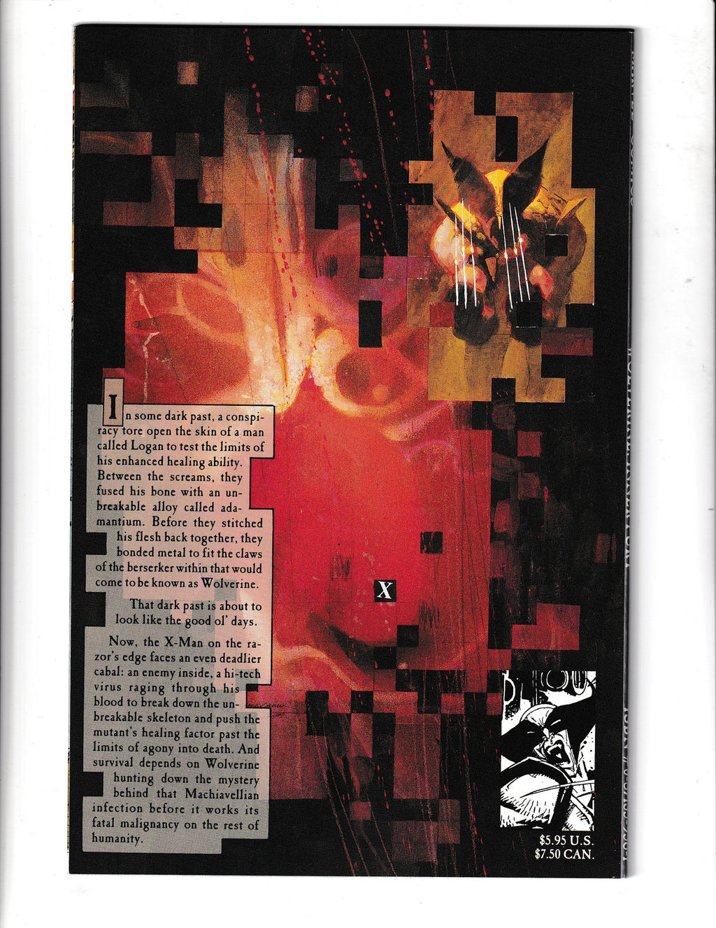 Wolverine: Inner Fury #1 (1992) Sienkiewicz Higher Grade Marvel Comics