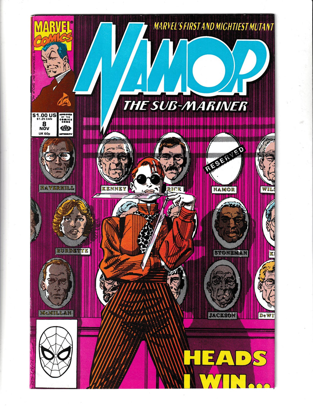 Namor: The Sub-Mariner #8 (1990) Marvel Comics