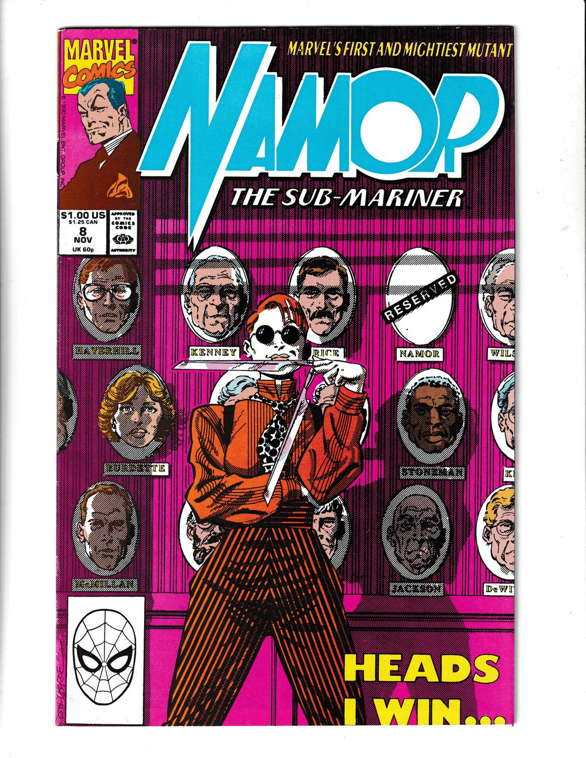Namor: The Sub-Mariner #8 (1990) Marvel Comics
