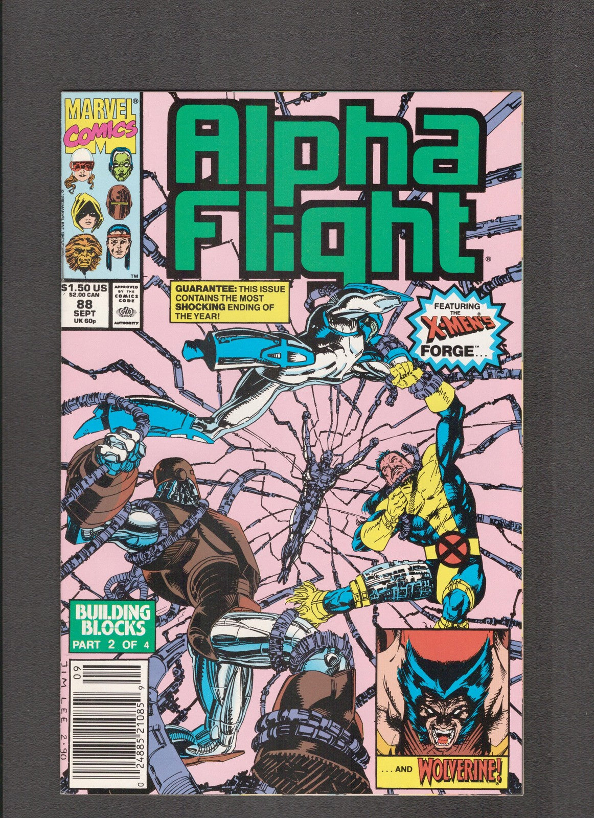 Alpha Flight #88 (1990) Jim Lee Marvel Comics