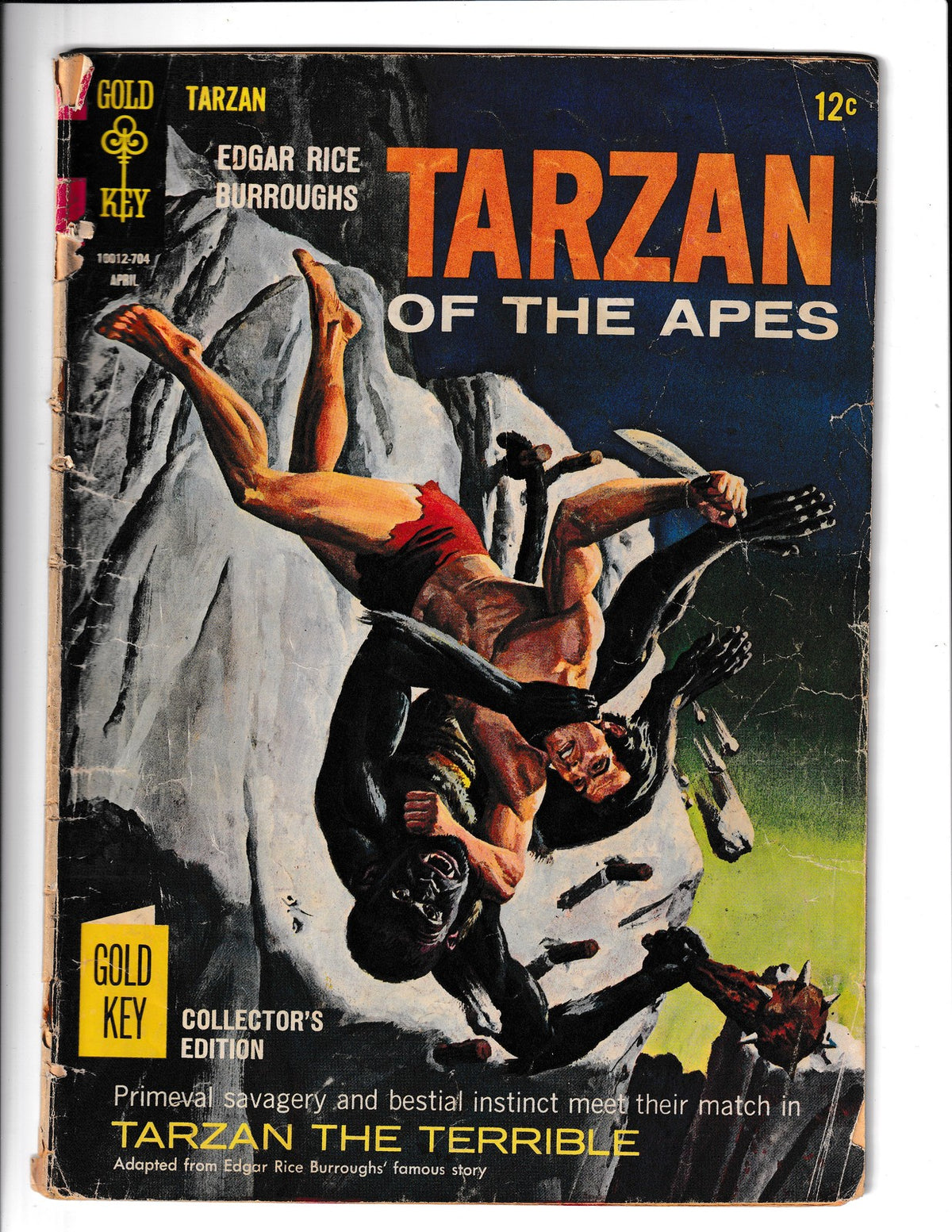 Tarzan of the Apes #166 (1967) Low Grade Gold Key Comics