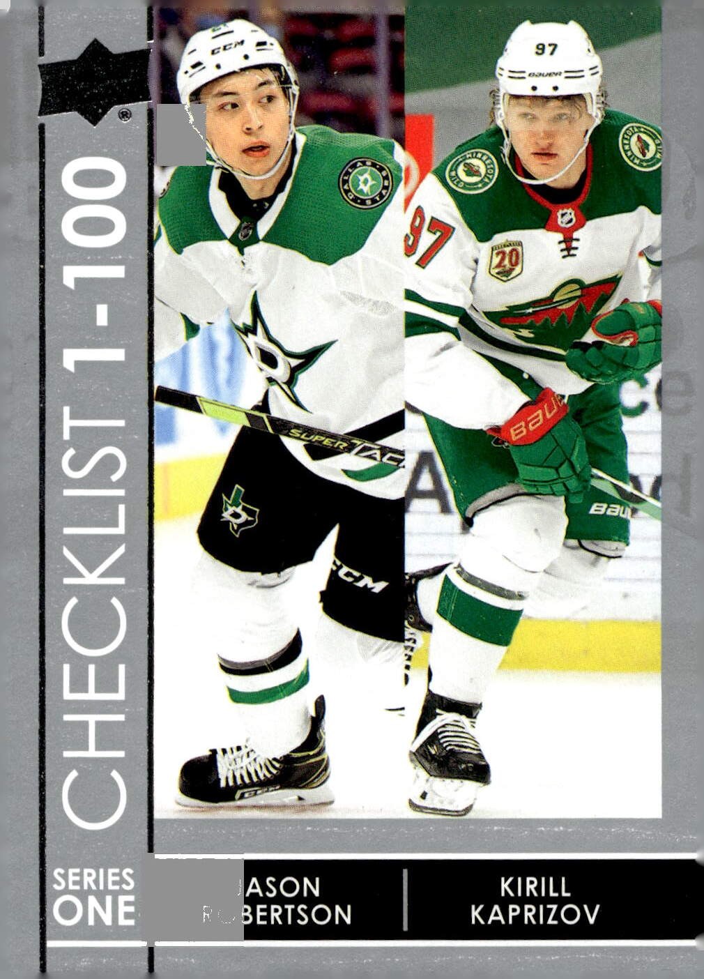 2021-22 Upper Deck #199 Jason Robertson / Kirill Kaprizov Hockey