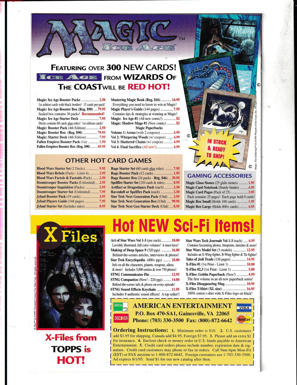 X-Files #4 (1995) By Chris Carter Topps Comics