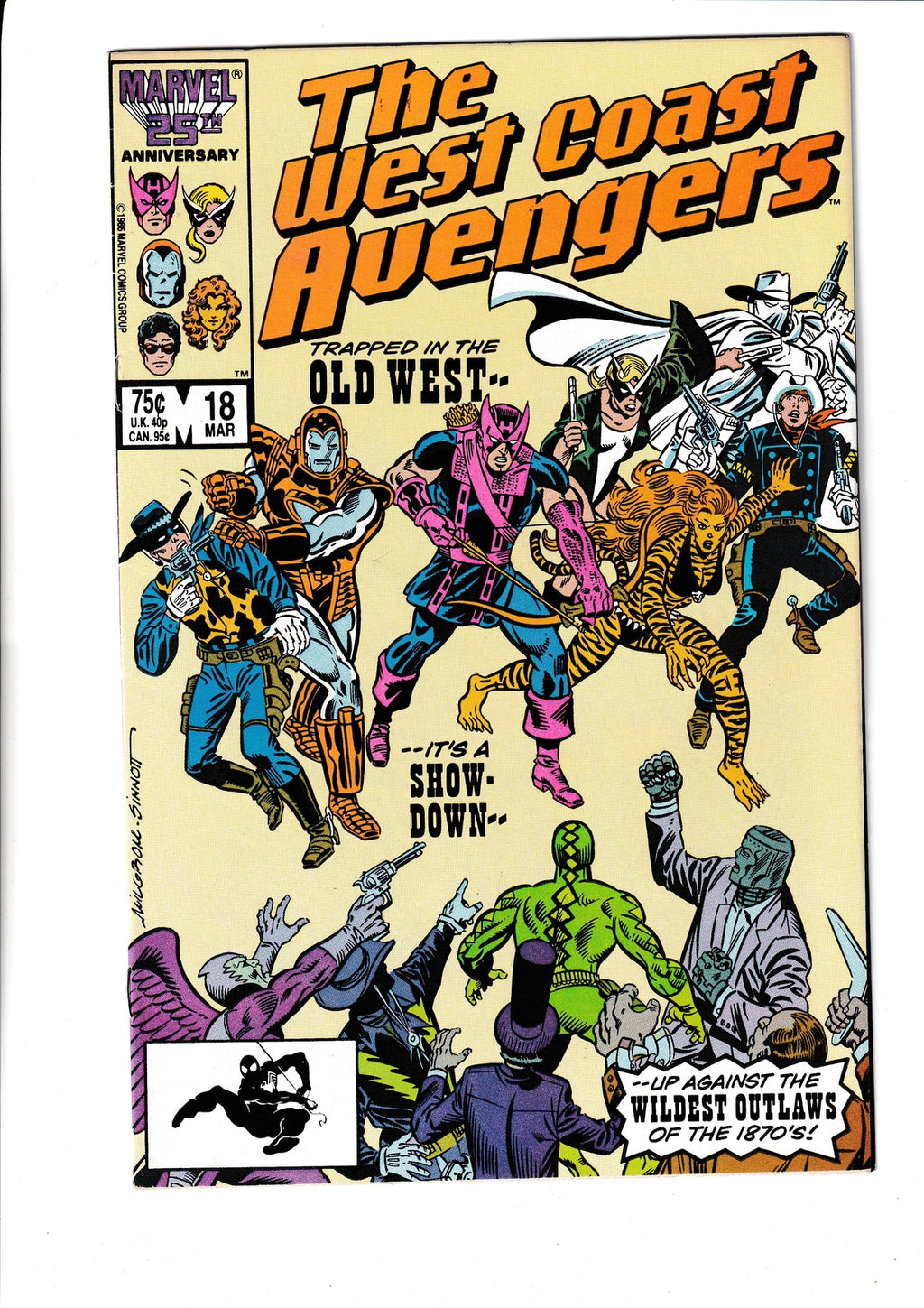 West Coast Avengers #18 (1987) Marvel Comics SKU:195