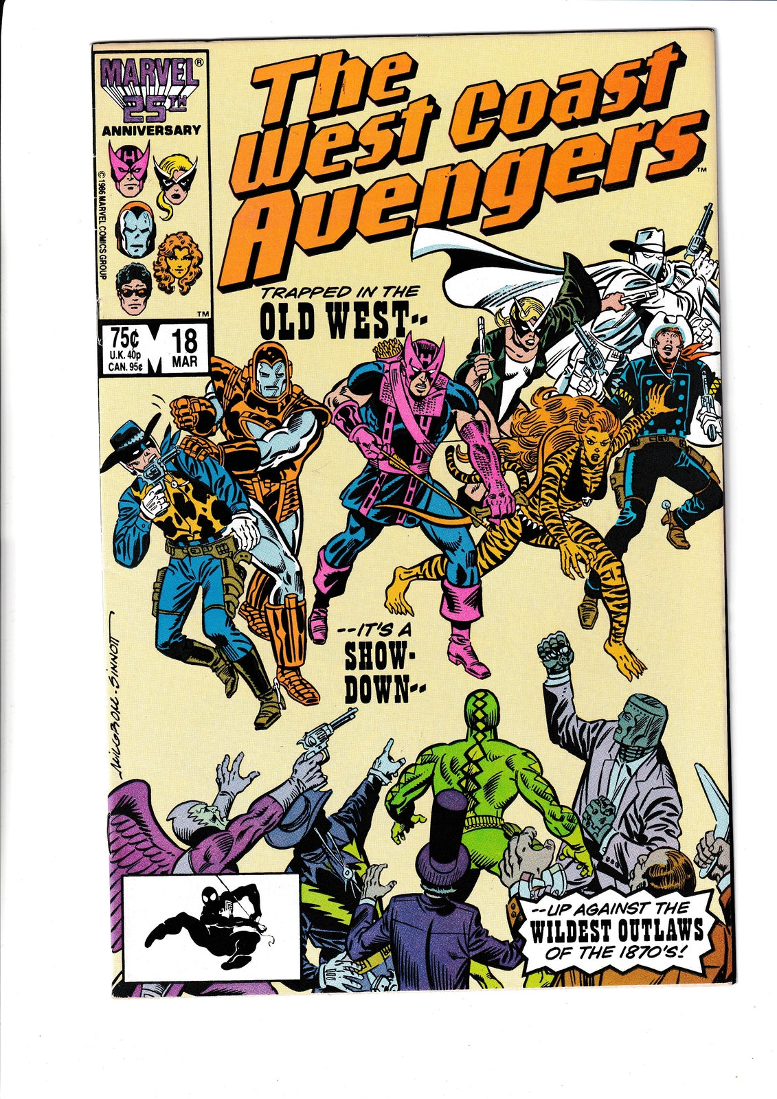 West Coast Avengers #18 (1987) Marvel Comics SKU:195