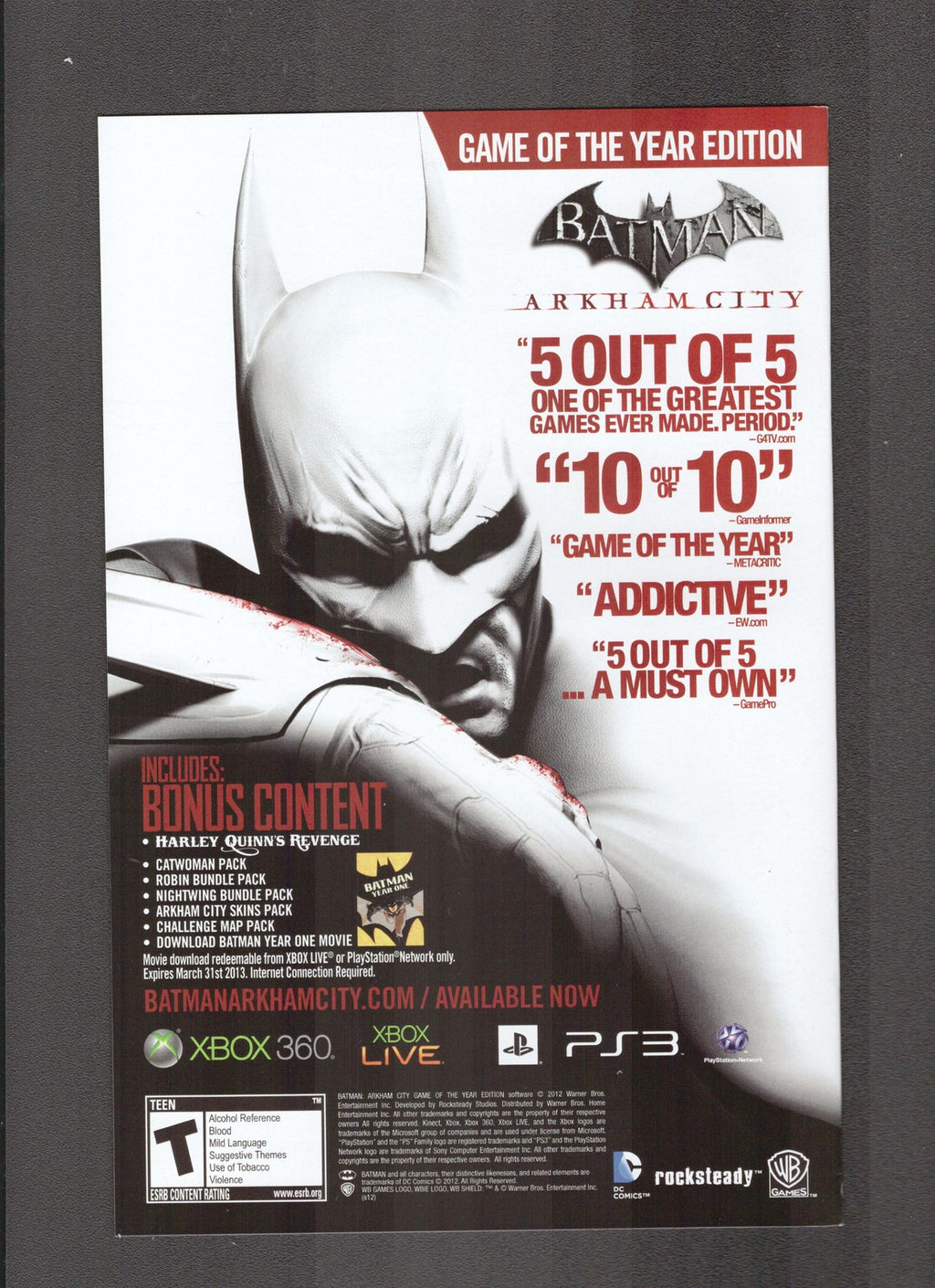 Red Hood and the Outlaws #10 (2012) Blond Cover Art DC Comics