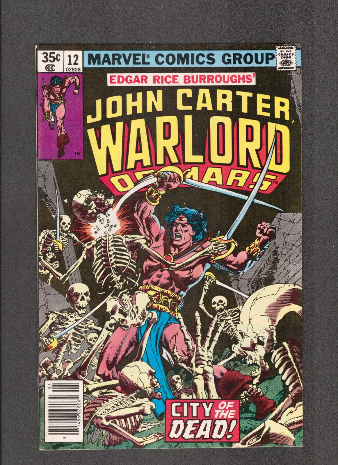 John Carter, Warlord of Mars #12 (1978) Marv Wolfman Marvel Comics