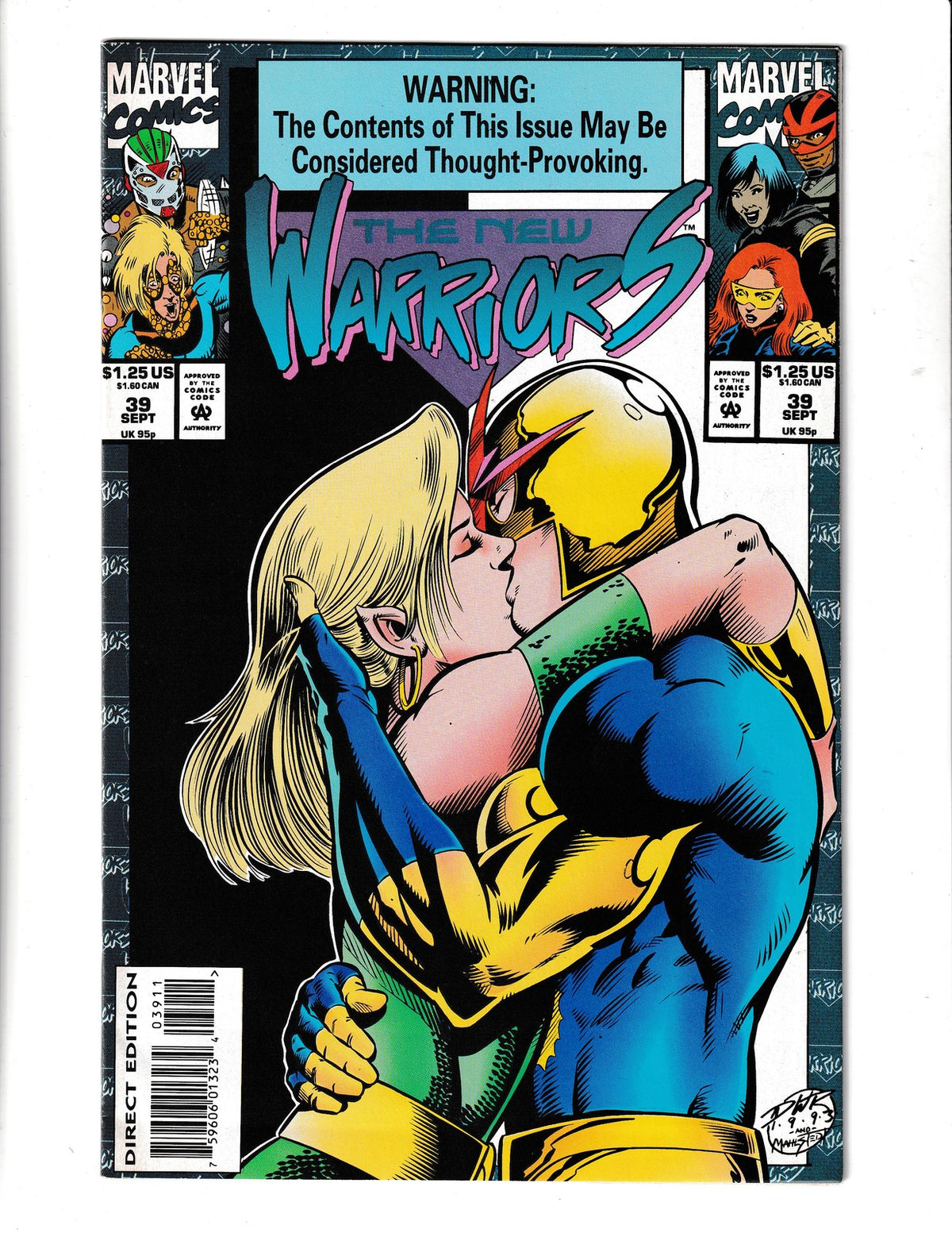 New Warriors #39 (1993) Marvel Comics