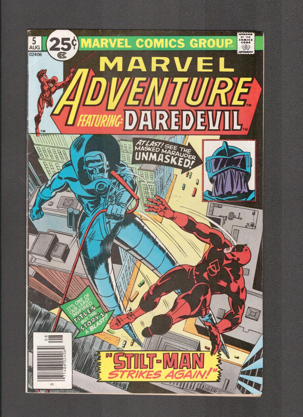 Marvel Adventure Featuring Daredevil #5 (1976) Stan Lee Marvel Comics