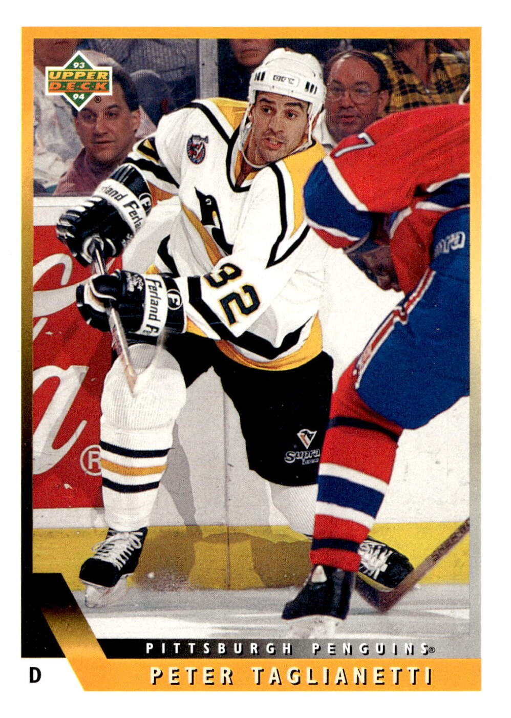 1993-94 Upper Deck #100 Peter Taglianetti Hockey Pittsburgh Penguins