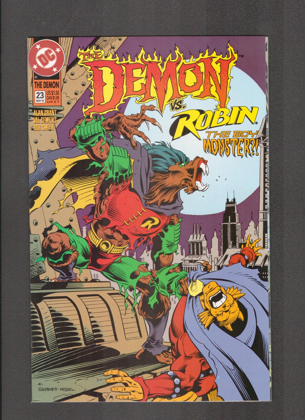 Demon #23 (1992) HIGH GRADE - Val Semieks DC Comics