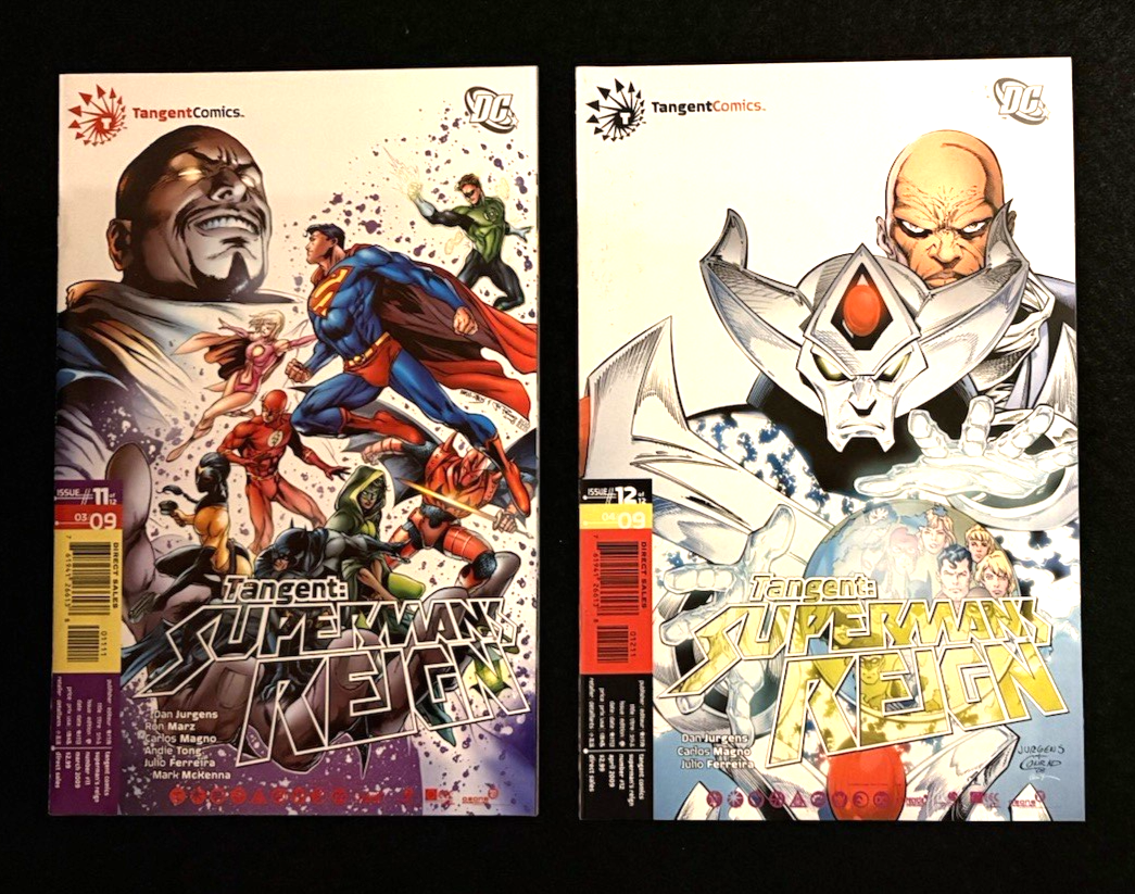 Tangent: Superman's Reign - Complete Set of 12 #1-12 (2008) Tangent Comics