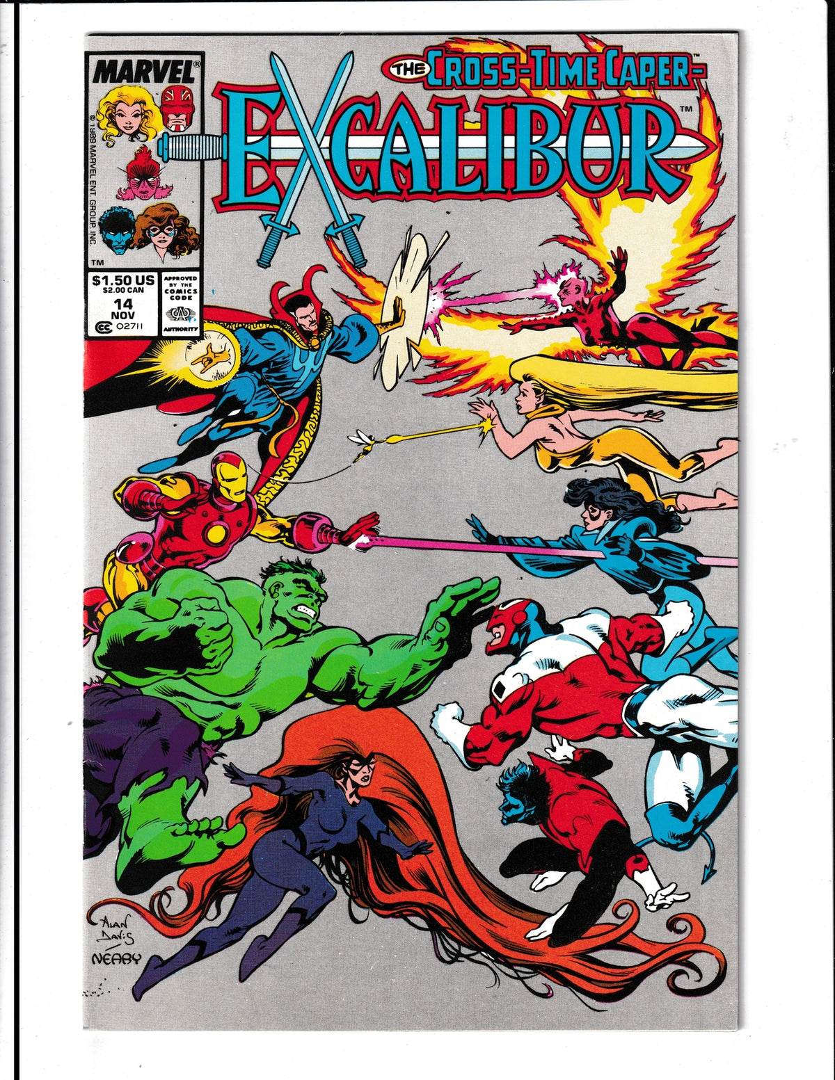 Excalibur #14 (1989) HIGH GRADE Marvel Comics