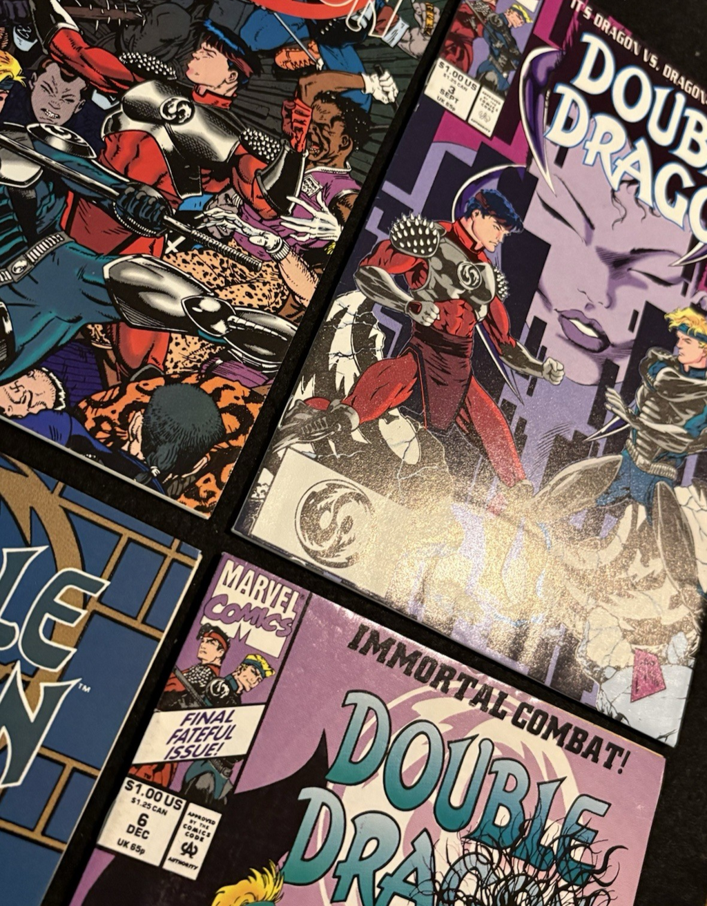 Double Dragon #1-6 (1991) Complete Series Set Marvel Comics