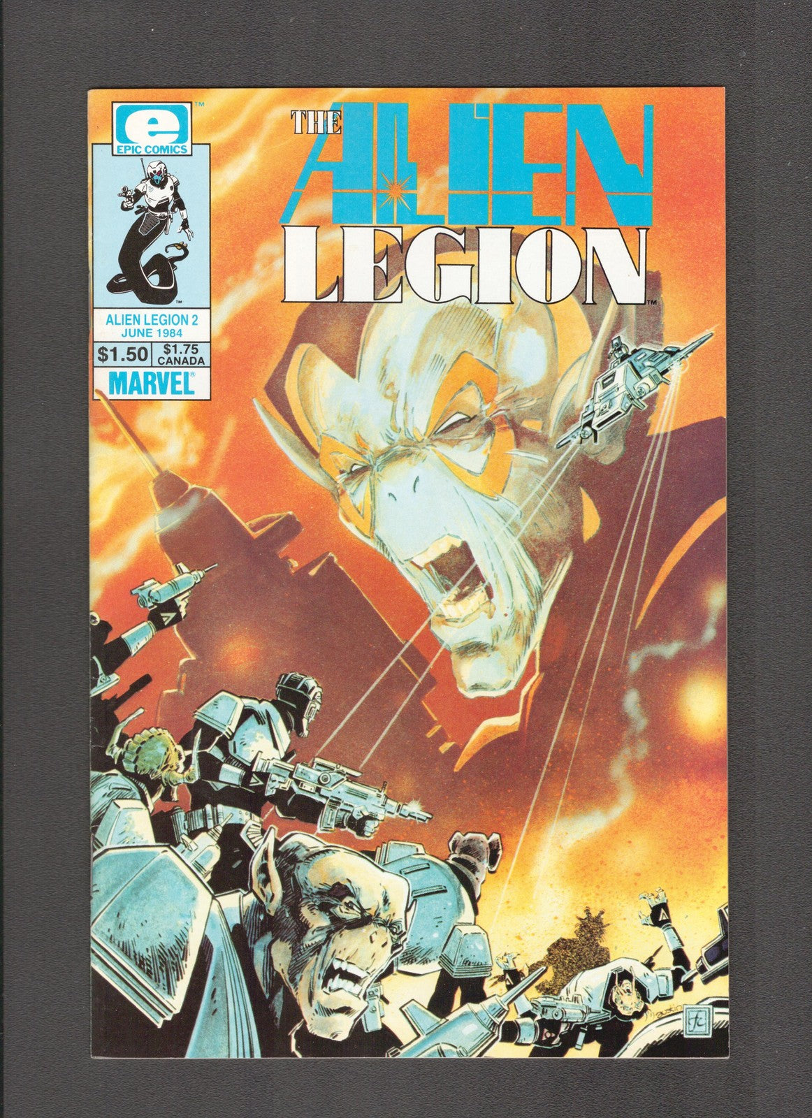 Alien Legion #2 (1984) Terry Austin - Archie Goodwin Epic Comics